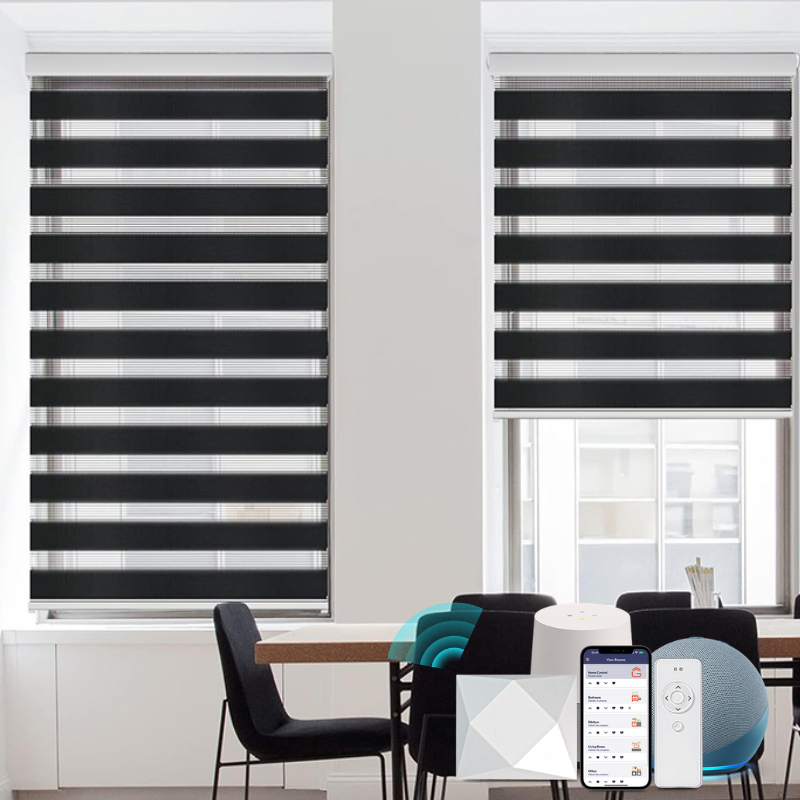 Motorized Zebra Blinds